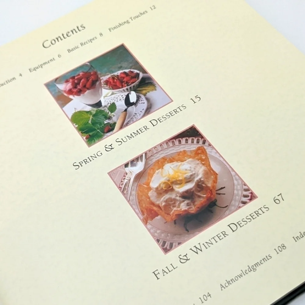 Williams Sonoma Fruit Desserts Cookbook by TIME LIFE